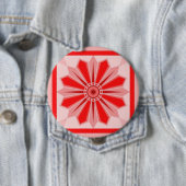 Button met bloemen (In situ)