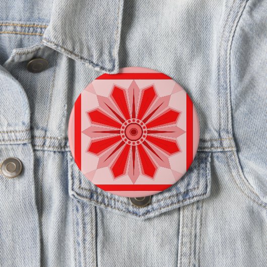 Button met bloemen (In situ)