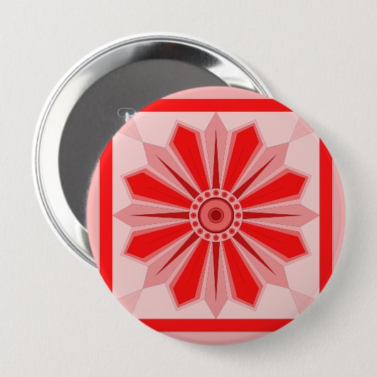 Button met bloemen (Voorkant /achterkant)