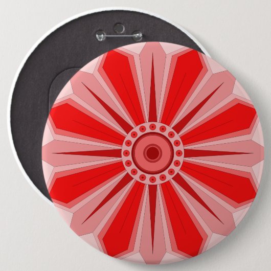 Button met bloemen (Voorkant /achterkant)