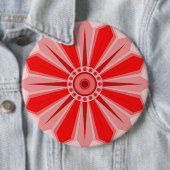 Button met bloemen (In situ)