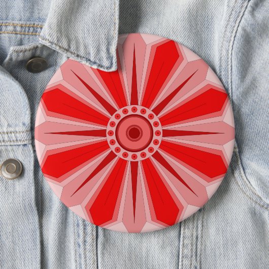 Button met bloemen (In situ)