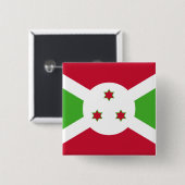 Button met Burundese vlag (Voorkant /achterkant)