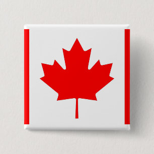 Button met Canadese vlag