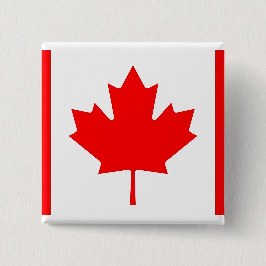 Button met Canadese vlag (Voorkant)
