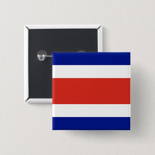 Button met Costa Ricaanse vlag (Voorkant /achterkant)