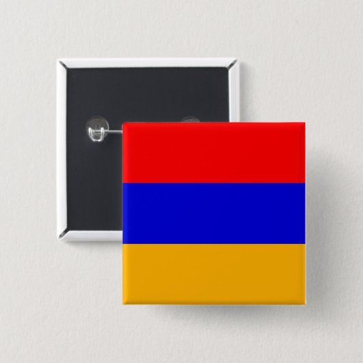 Button met de Armeense vlag (Voorkant /achterkant)