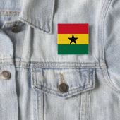 Button met de Ghanese vlag (In situ)