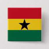 Button met de Ghanese vlag (Voorkant)