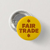 Button met de slogan FAIR TRADE (Voorkant /achterkant)