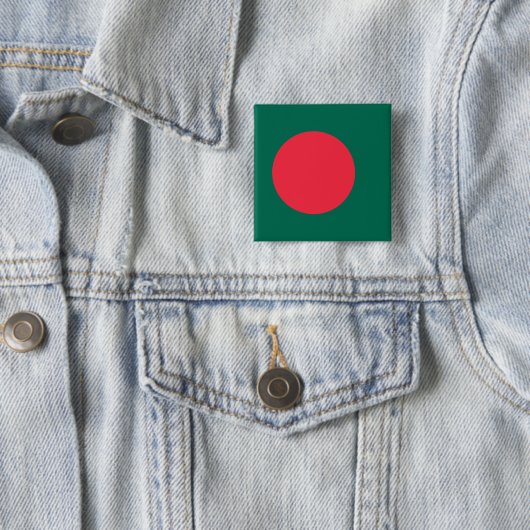 Button met de vlag van Bangladesh (In situ)