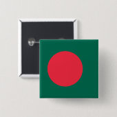 Button met de vlag van Bangladesh (Voorkant /achterkant)