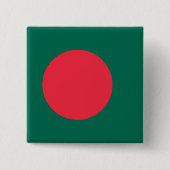 Button met de vlag van Bangladesh (Voorkant)