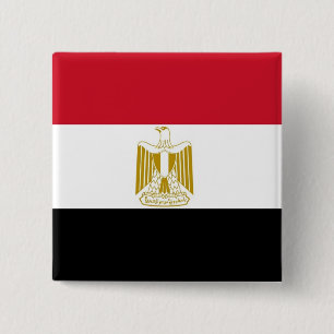 Button met de vlag van Egypte