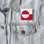 Button met de vlag van Groenland (In situ)