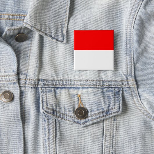 Button met de vlag van Indonesië (In situ)