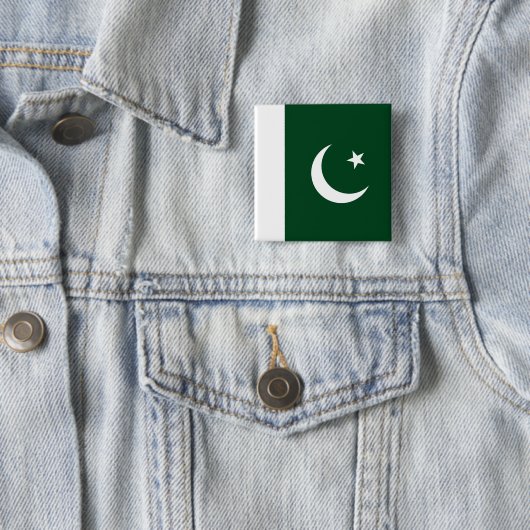 Button met de vlag van Pakistan (In situ)