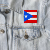 Button met de vlag van Puerto Rico (In situ)
