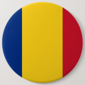 Button met de vlag van Roemenië (Voorkant)