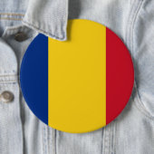 Button met de vlag van Roemenië (In situ)