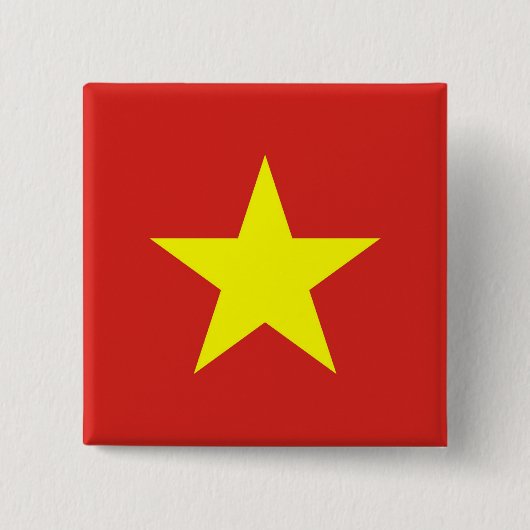 Button met de vlag van Vietnam (Voorkant)