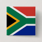 Button met de vlag van Zuid-Afrika (Voorkant)