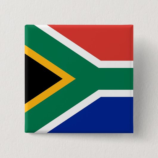 Button met de vlag van Zuid-Afrika (Voorkant)