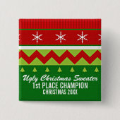 Button met een lelijke kerstbekentenis (Voorkant)