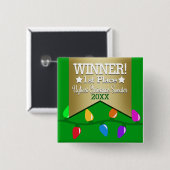 Button met een lelijke kerstbekentenis (Voorkant /achterkant)