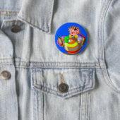 Button met Happy Clown (In situ)