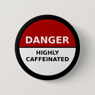 Button met hoge cafeïnezuurgraad