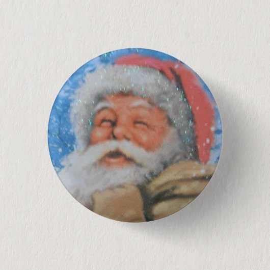 Button met kerstman (Voorkant)