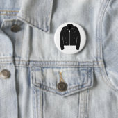 Button met lederen vesten (In situ)