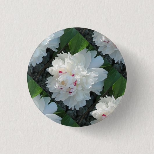 Button met meerdere kostbare peony (Voorkant)