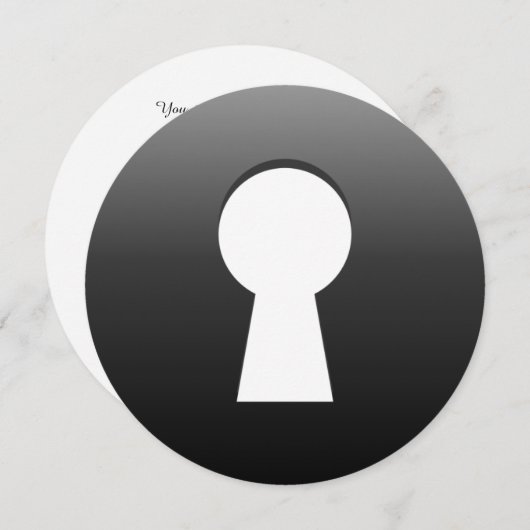 Button met opening kaart (Voorkant / Achterkant)