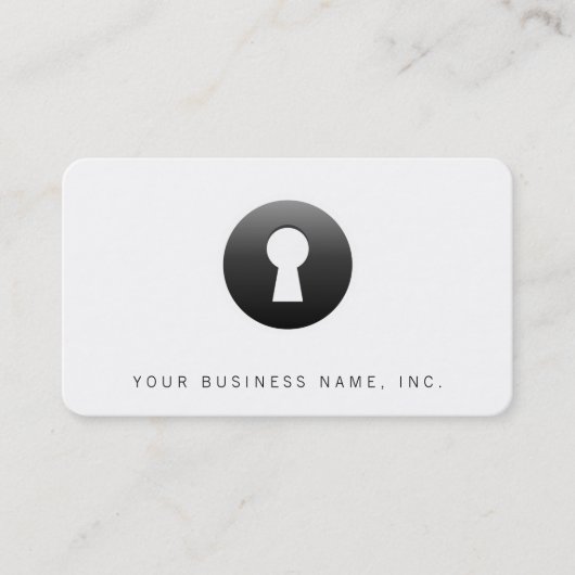 Button met opening visitekaartje (Voorkant)