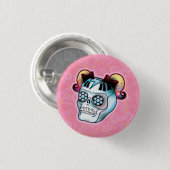 Button met pigtails (Voorkant /achterkant)