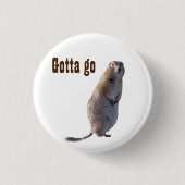 Button met prairiehond (Voorkant)