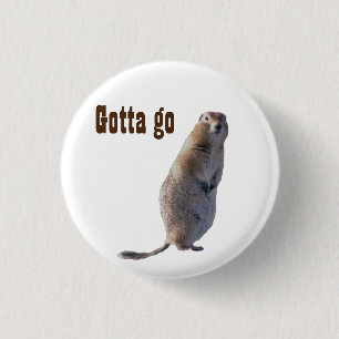 Button met prairiehond