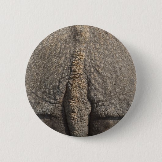 Button met Rhinoceros Huid (Voorkant)