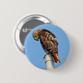 Button met rode vierkant (Voorkant /achterkant)