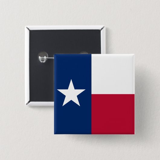 Button met Texaanse vlag (Voorkant /achterkant)