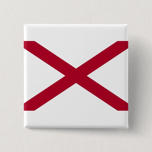 Button met vlag van Alabama (Voorkant)