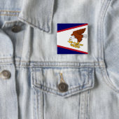 Button met vlag van Amerikaans-Samoa (In situ)