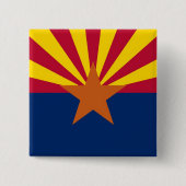Button met vlag van Arizona (Voorkant)