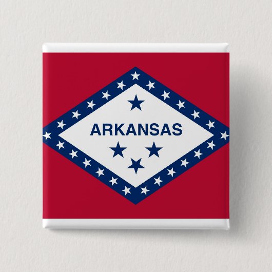 Button met vlag van Arkansas (Voorkant)