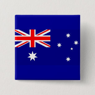 Button met vlag van Australië