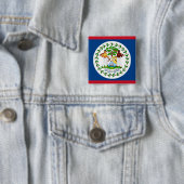 Button met vlag van Belize (In situ)