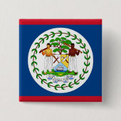 Button met vlag van Belize (Voorkant)