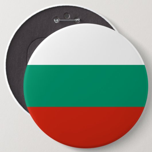 Button met vlag van Bulgarije (Voorkant /achterkant)